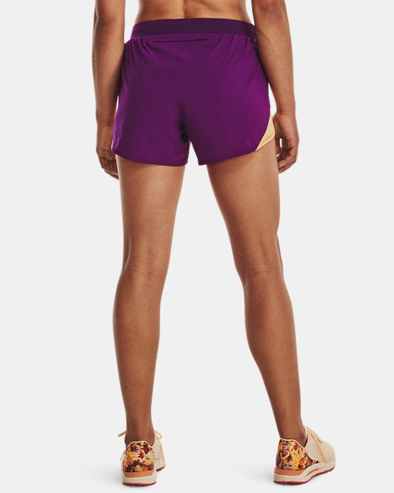 Shorts UA Fly-By Elite Day Of The Dead para Mujer, Purple, pdpMainDesktop image number 1